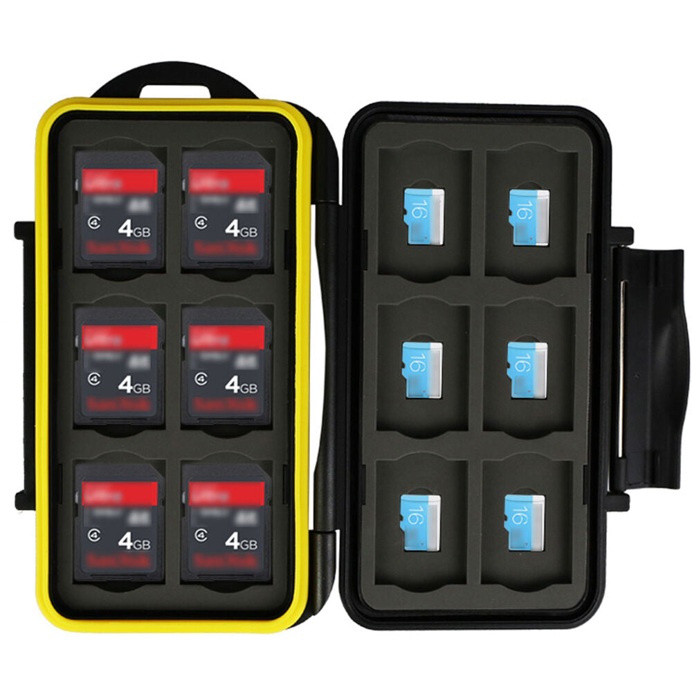 Estuche para Tarjetas JJC (Negro) MC-SDMSD24 - en uso