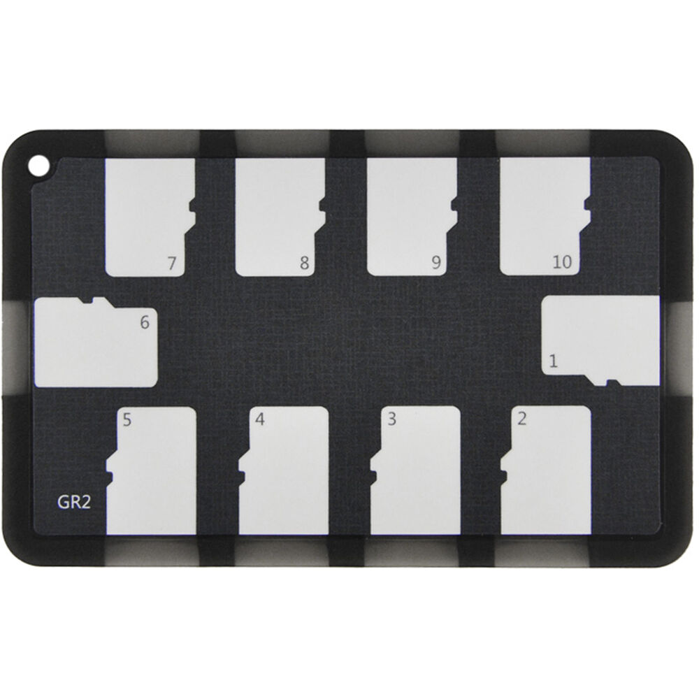 Estuche para Tarjetas JJC (Negro) MCH-MSD10GR - vista frontal