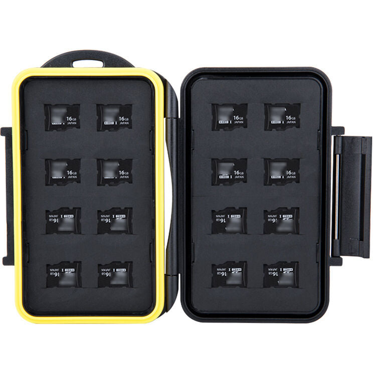 Estuche para Tarjetas JJC para 16 microSD Media - detalle
