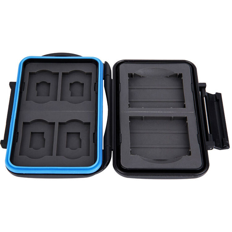 Estuche para Tarjetas JJC para 2 CF, 4 SD & 4 microSD - detalle