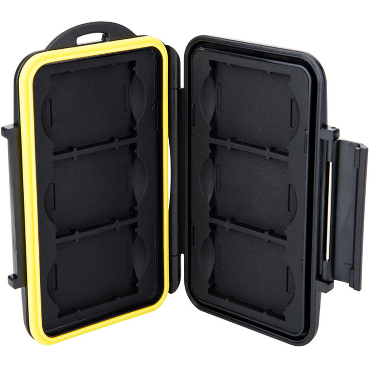 Estuche para Tarjetas JJC para 6 XQD Media - contenido de la caja