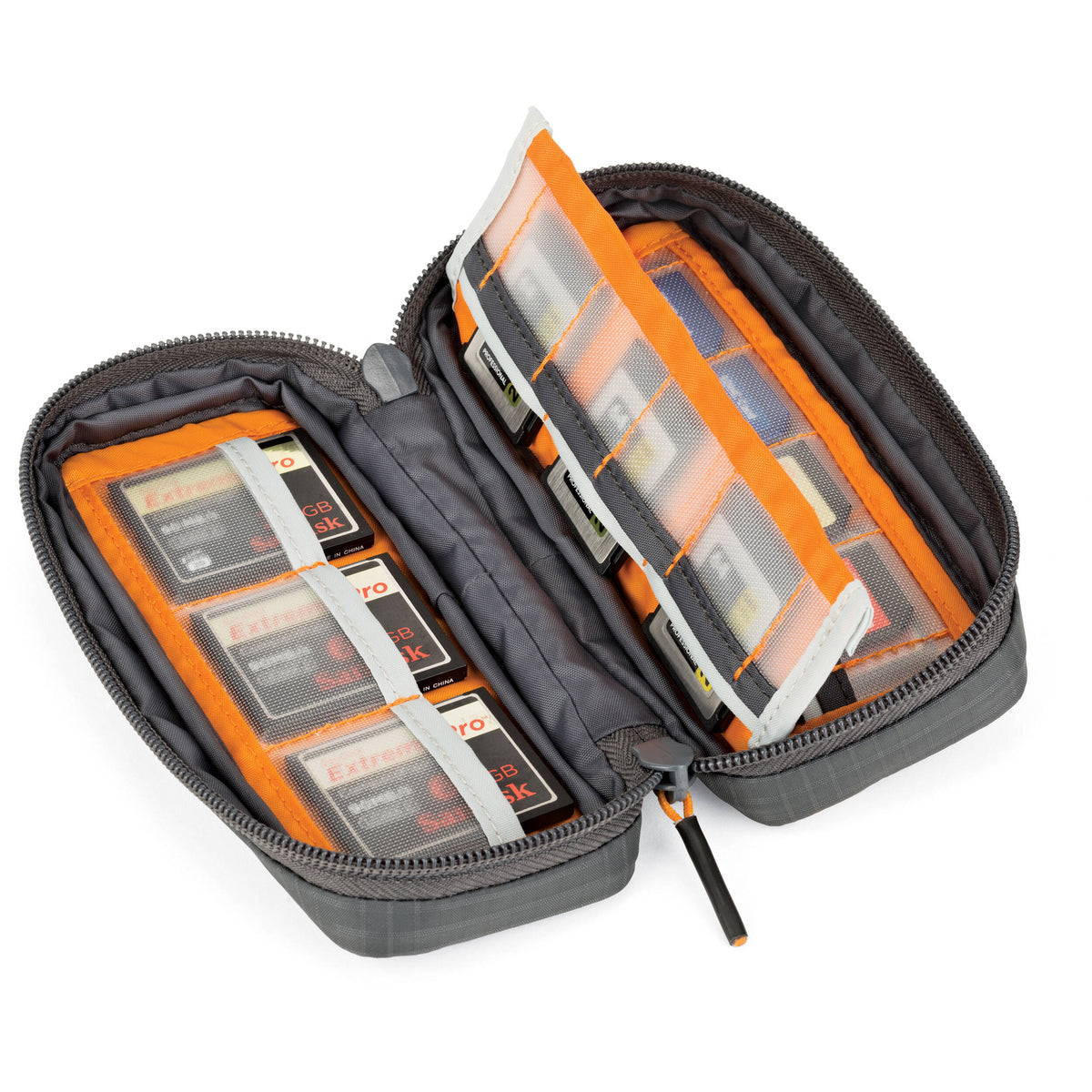 Estuche para Tarjetas Lowepro GearUp 20 (Gris) - vista frontal