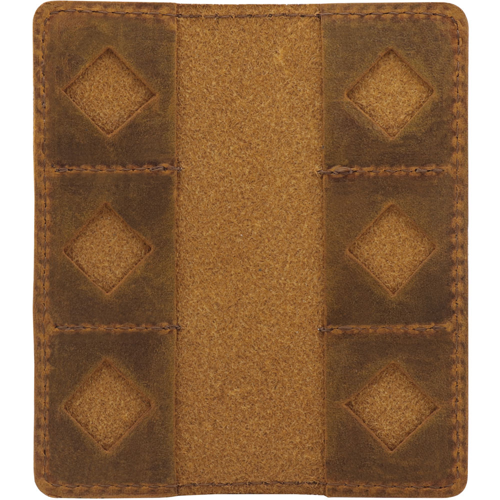 Estuche para Tarjetas MegaGear Leather SD (Camel) - vista lateral