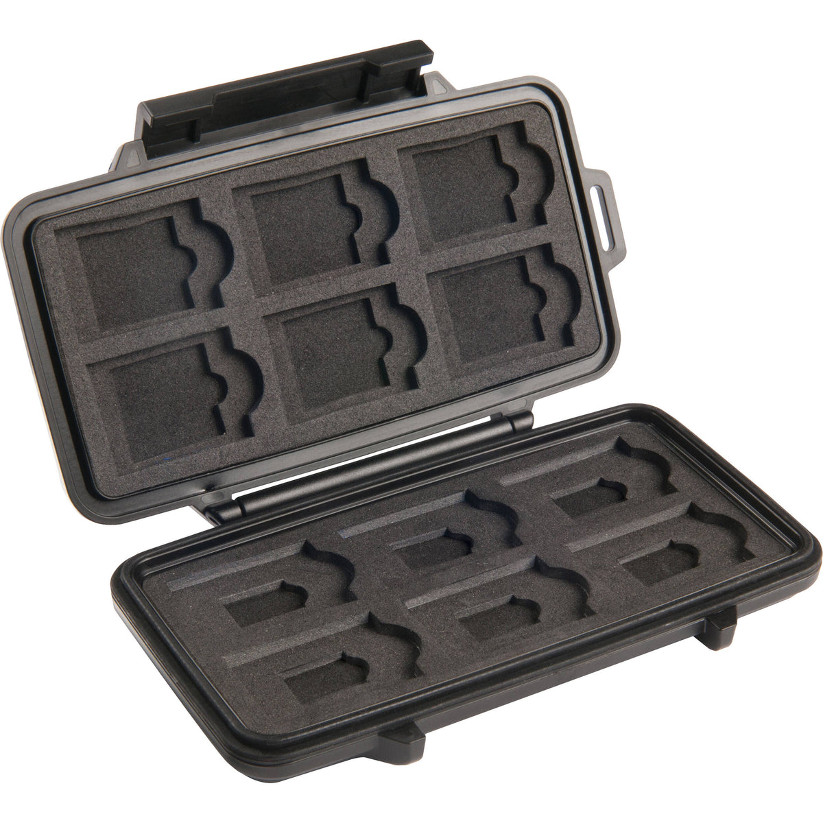 Estuche para Tarjetas Pelican 0915 para 12 SD, 6 miniSD, y 6 microSD (Negro) - vista principal