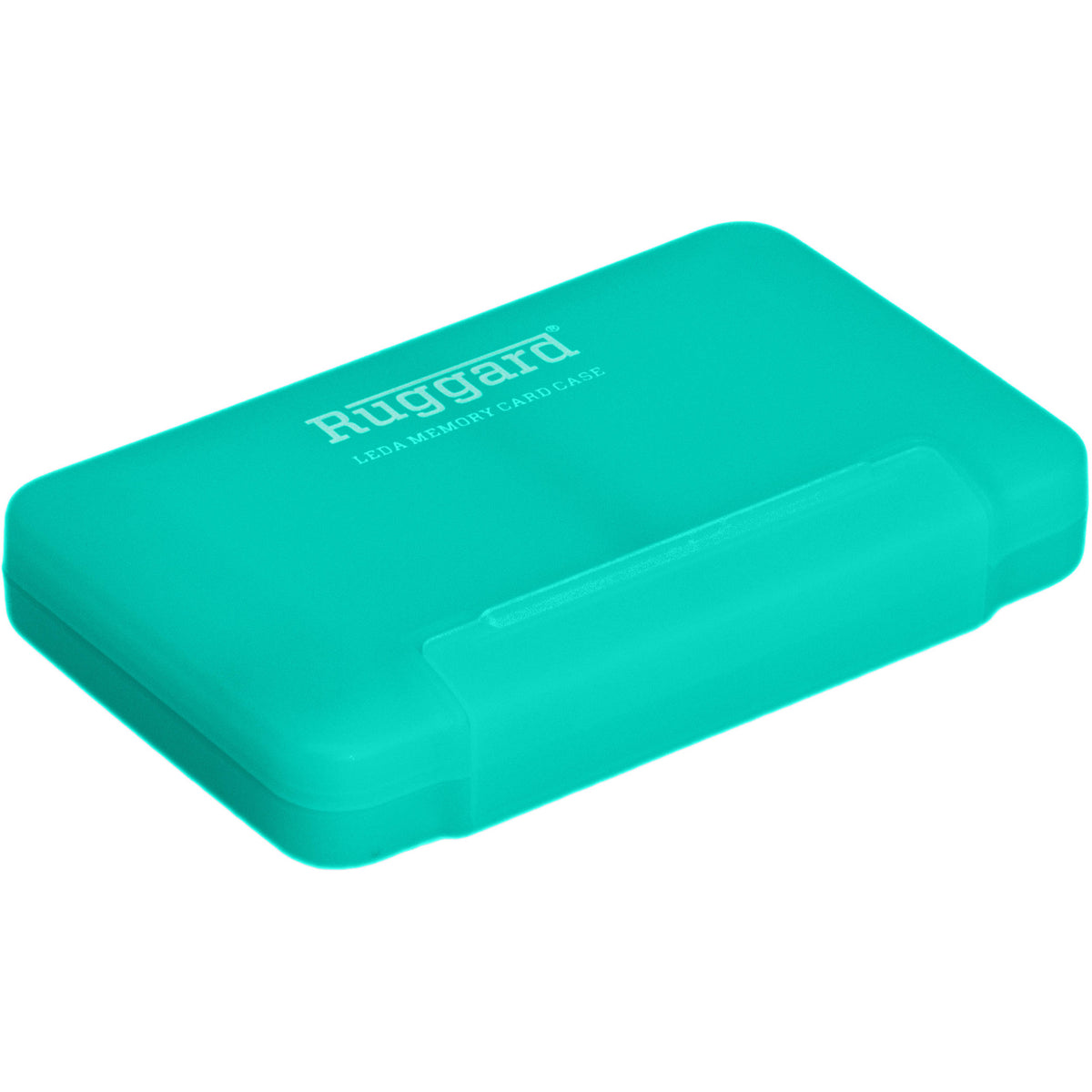 Estuche para Tarjetas Ruggard LEDA para 4 CF, CFast (Verde) - vista frontal