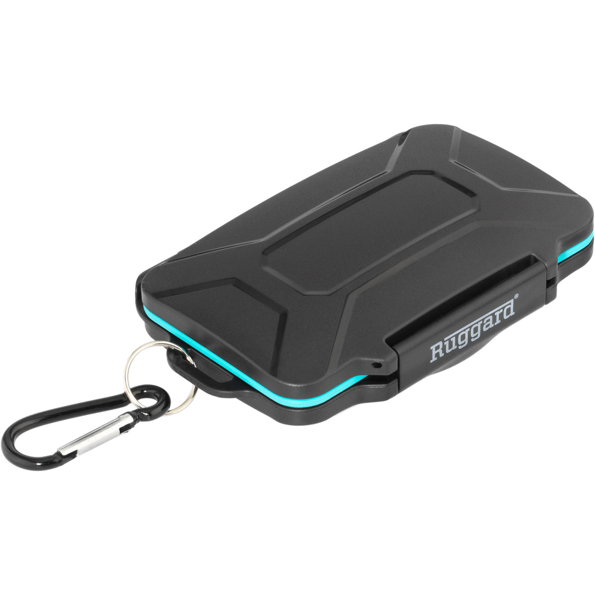 Estuche para Tarjetas Ruggard Leda para SD & microSD (Negro) - vista frontal