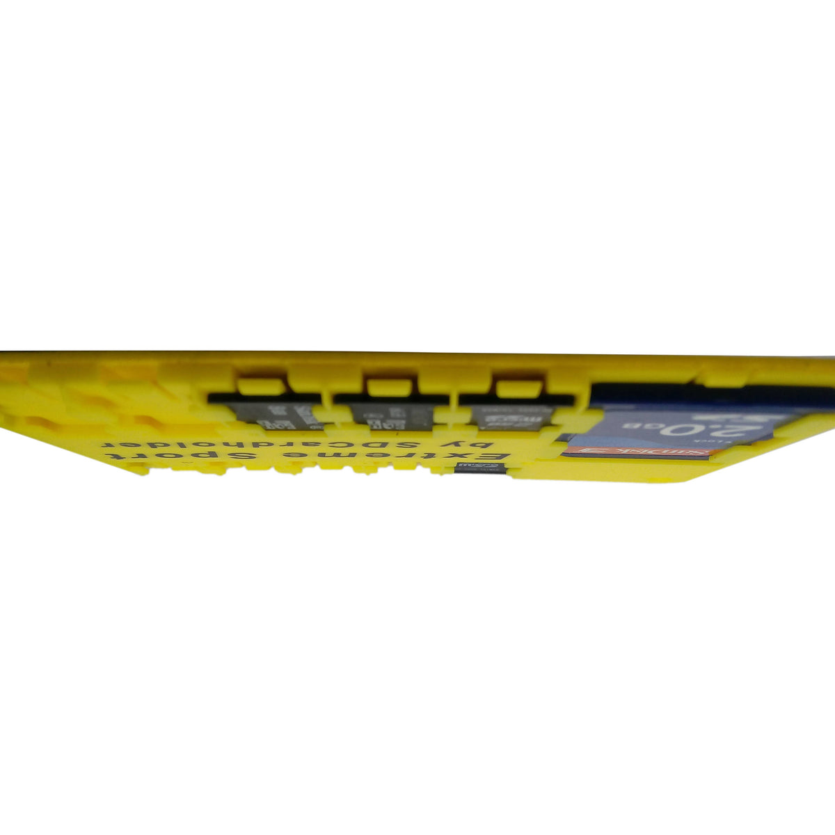 Estuche para Tarjetas SD Card Holder Extreme Sport Micro SD Cardholder (Amarillo) - vista trasera