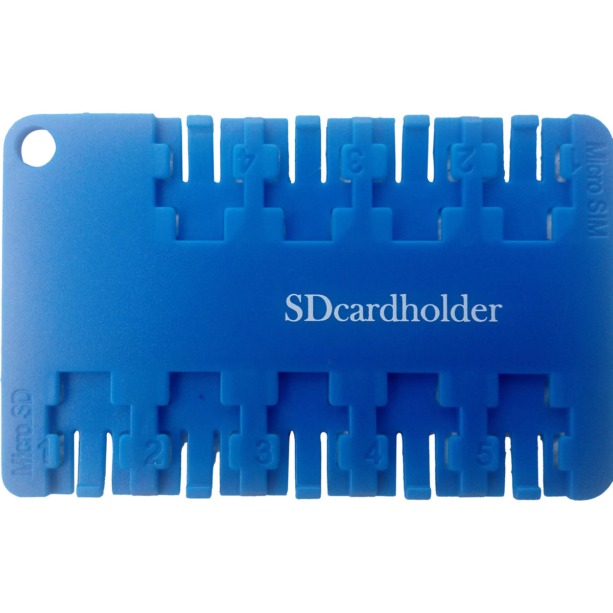 Estuche para Tarjetas SD Card Holder Micro SIM & Micro SD (Azul) - vista principal