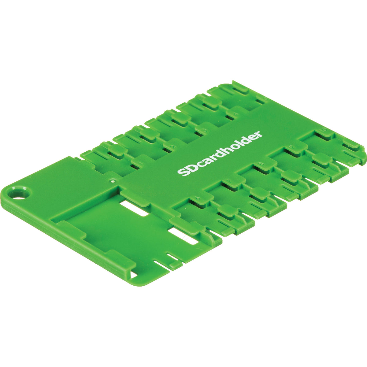 Estuche para Tarjetas SD Card Holder microSD 10 ranuras Cardholder (Verde) - vista principal