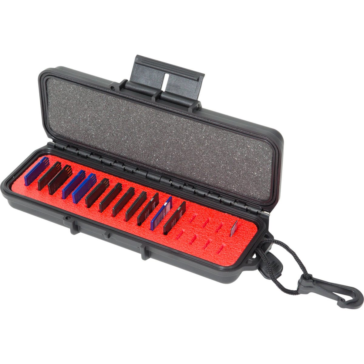 Estuche para Tarjetas SKB iSeries 0702-1 (Negro) - puertos y conexiones