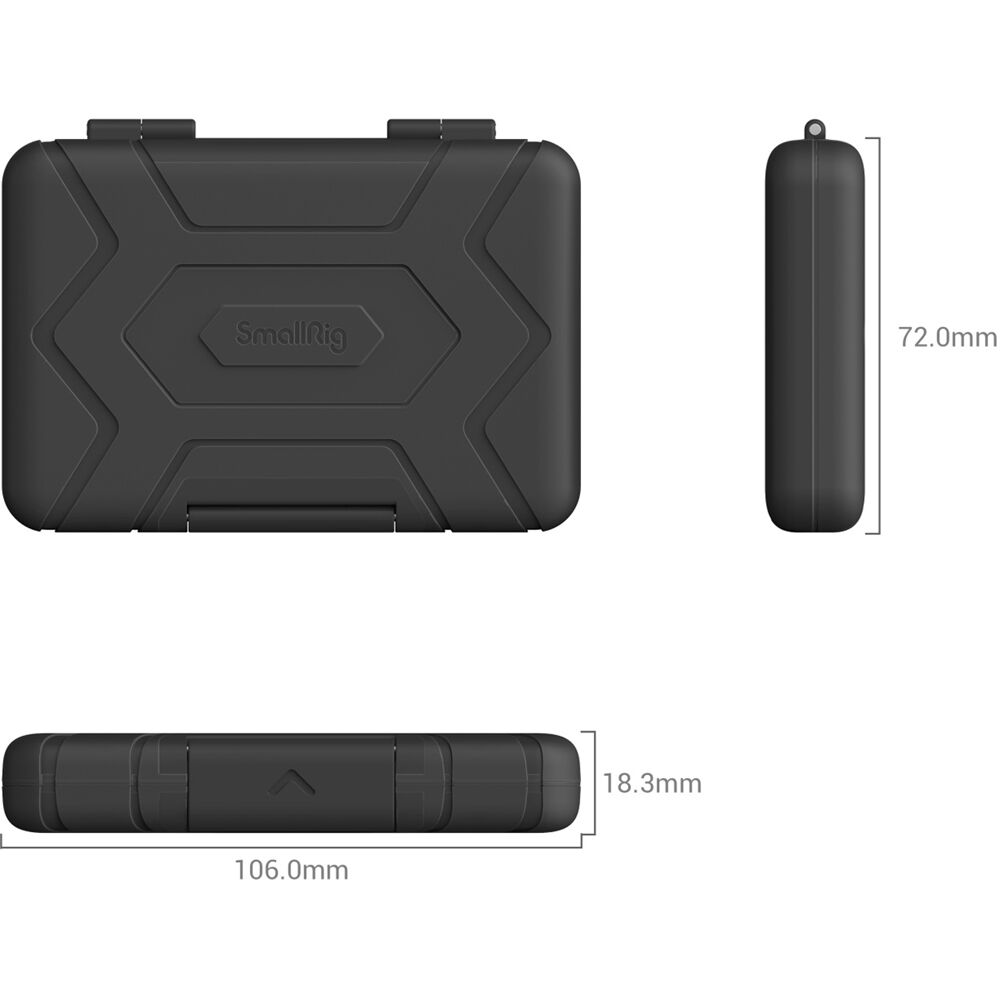 Estuche para Tarjetas SmallRig 3192 - vista trasera