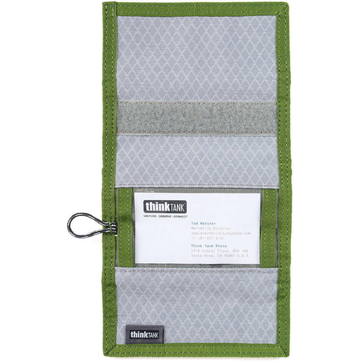 Estuche para Tarjetas Think Tank Photo Secure Pixel Pocket Rocket (Highland Verde) - puertos y conexiones