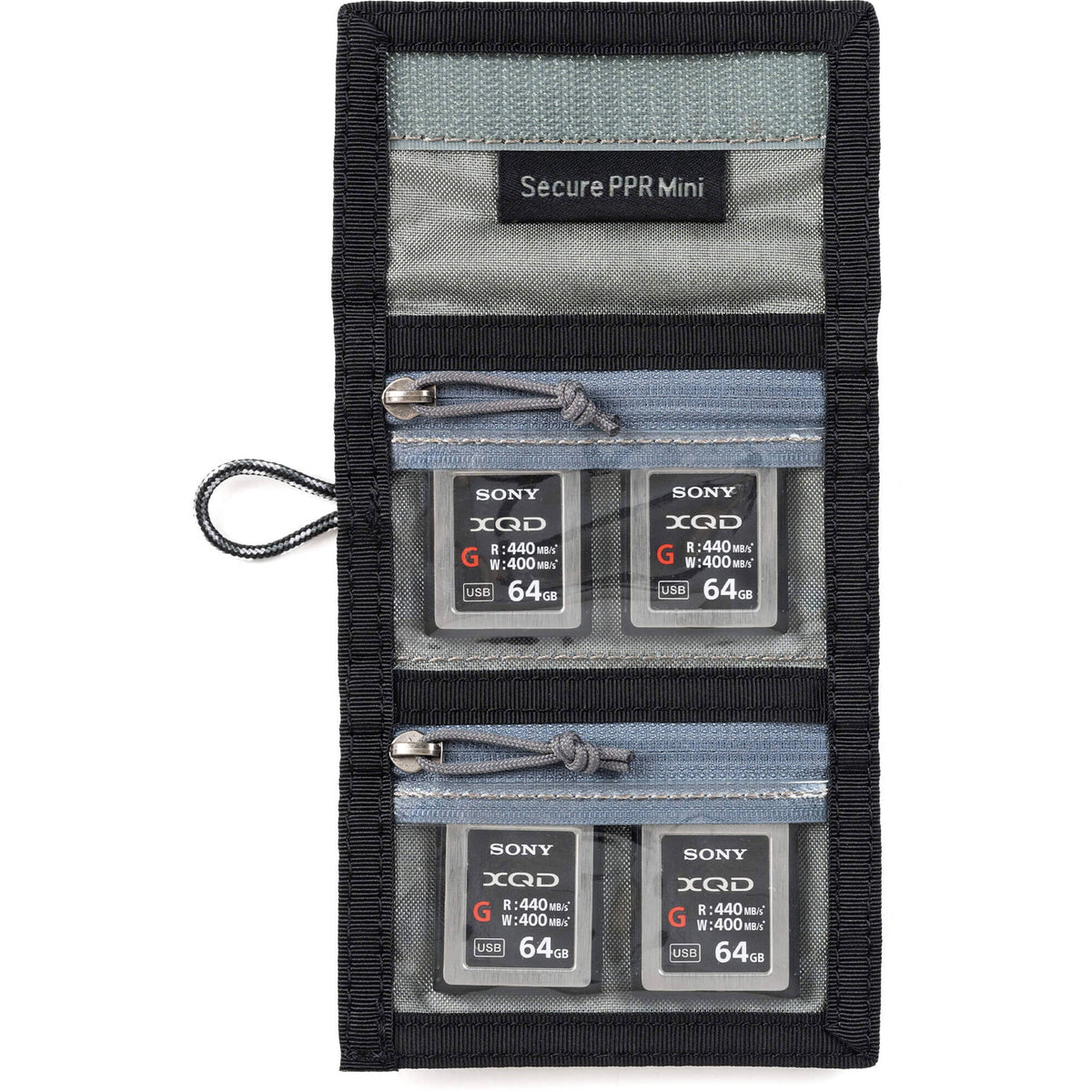 Estuche para Tarjetas Think Tank Photo Secure Pixel Pocket Rocket Mini (Negro Slate) - contenido de la caja