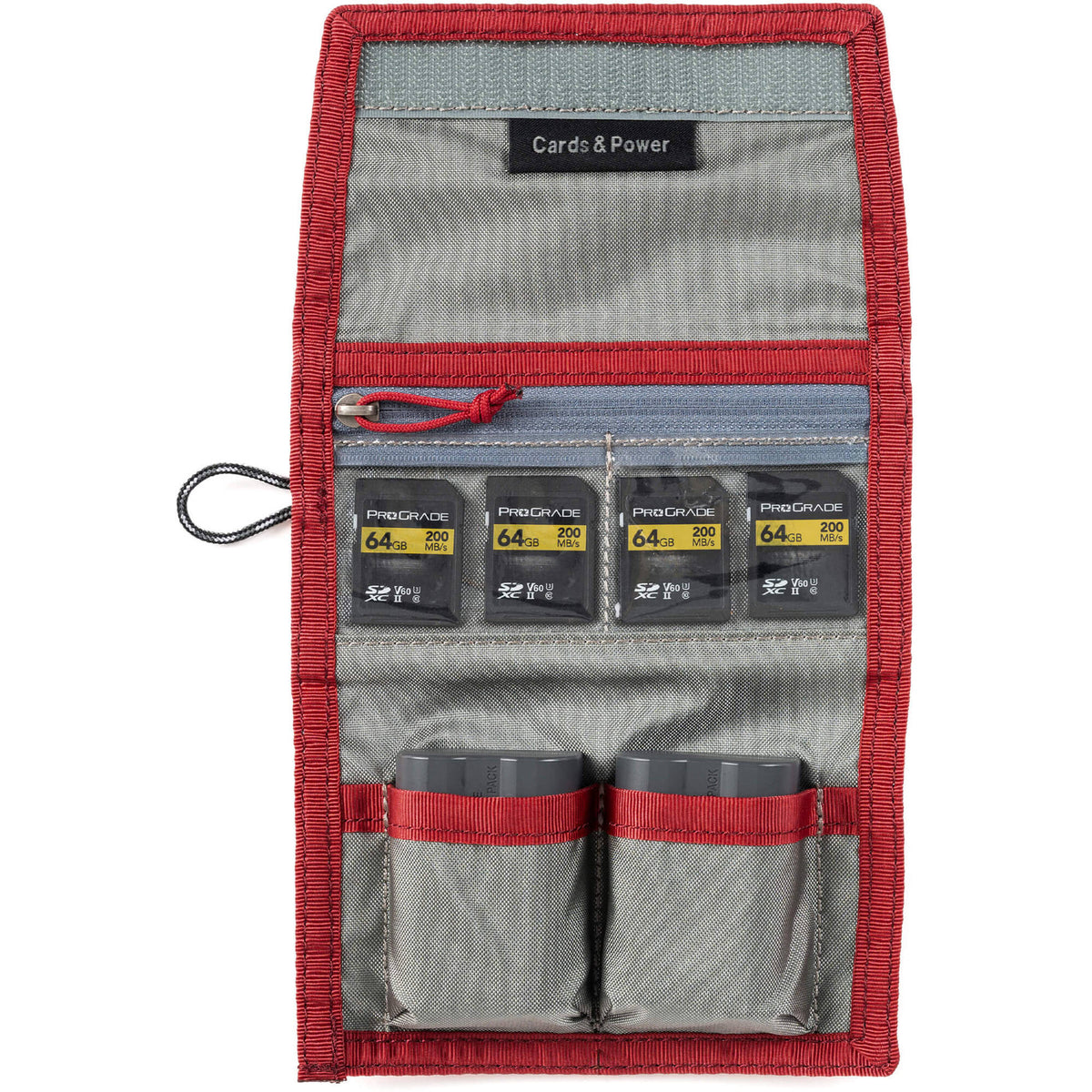 Estuche para Tarjetas Think Tank Photo y (Chili Pepper Rojo) - detalle