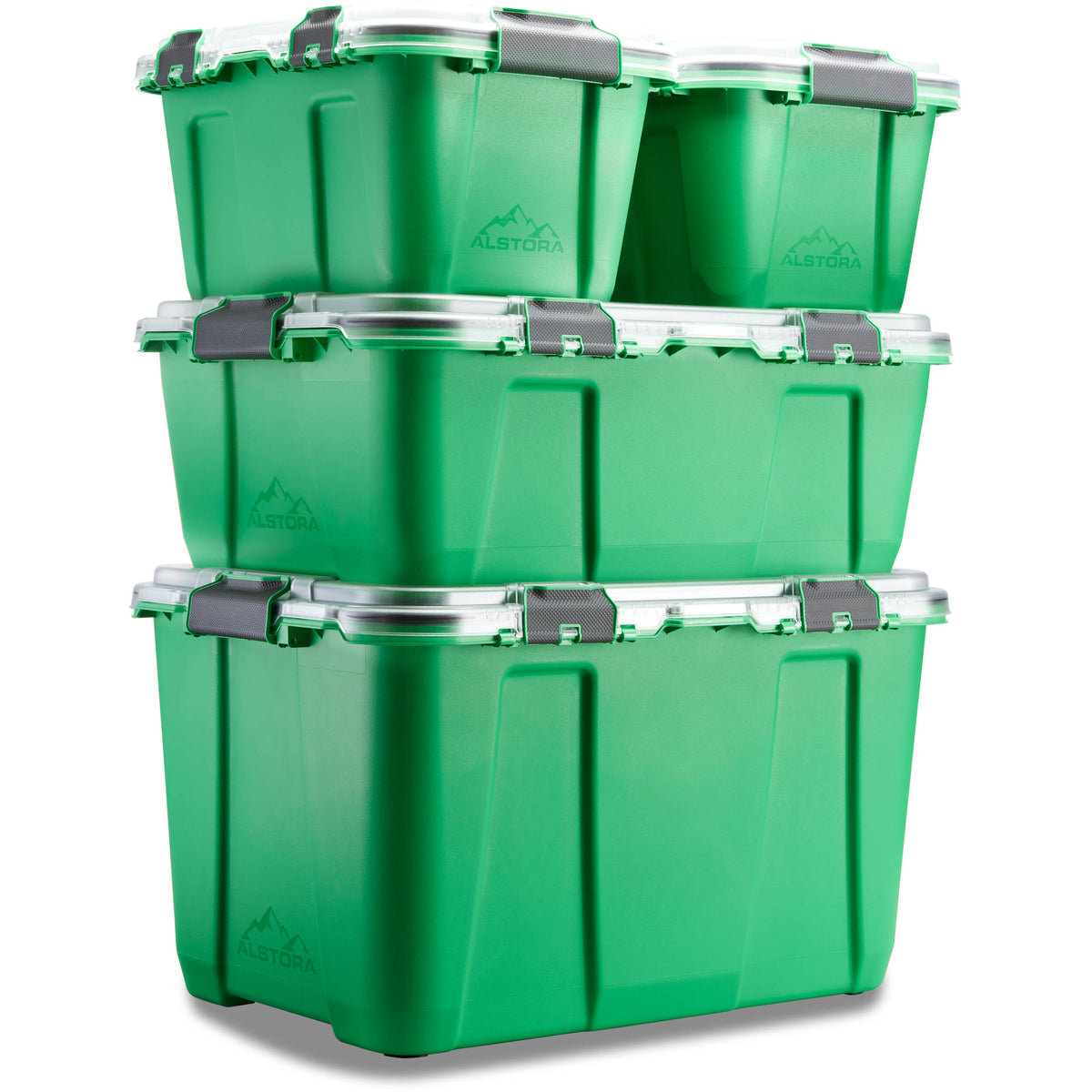 Estuche Rígido Alstora Storage Kit (Grass Verde, 4-Container juego) - vista principal