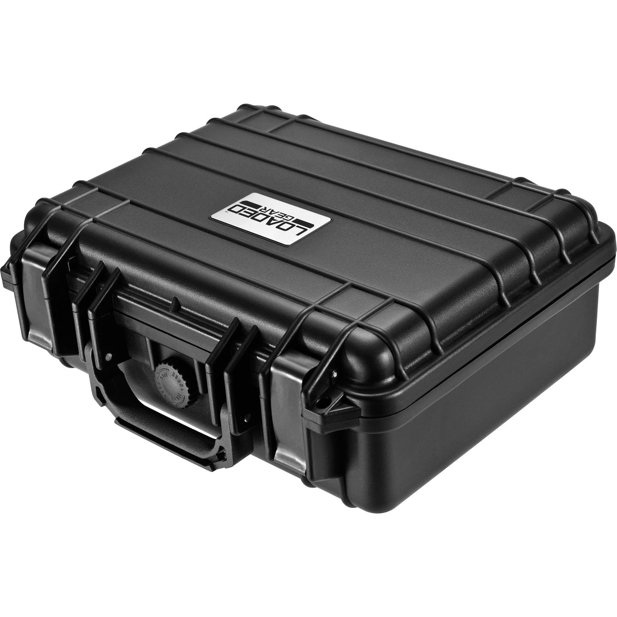 Estuche Rígido Barska HD-200 Loaded Gear con espuma (Negro) - vista lateral