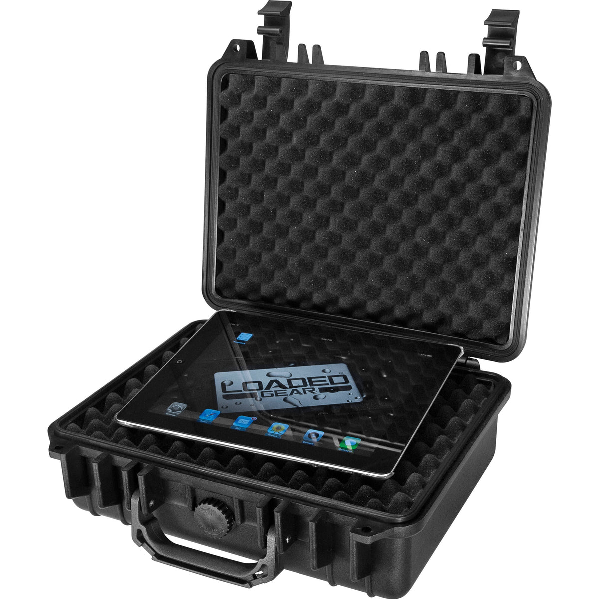 Estuche Rígido Barska HD-200 Loaded Gear con espuma (Negro) - contenido de la caja