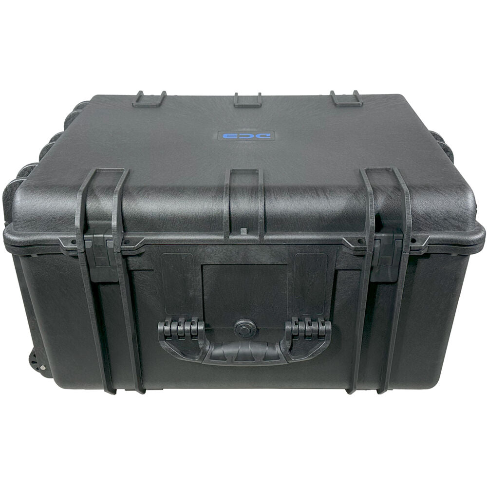Estuche Rígido DCB Cases Element 6705F con ruedas utilitario con espuma cortada en cubos - detalle