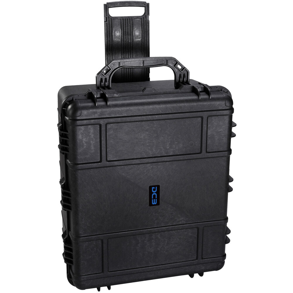 Estuche Rígido DCB Cases Element 8477F con ruedas utilitario con espuma cortada en cubos - vista lateral