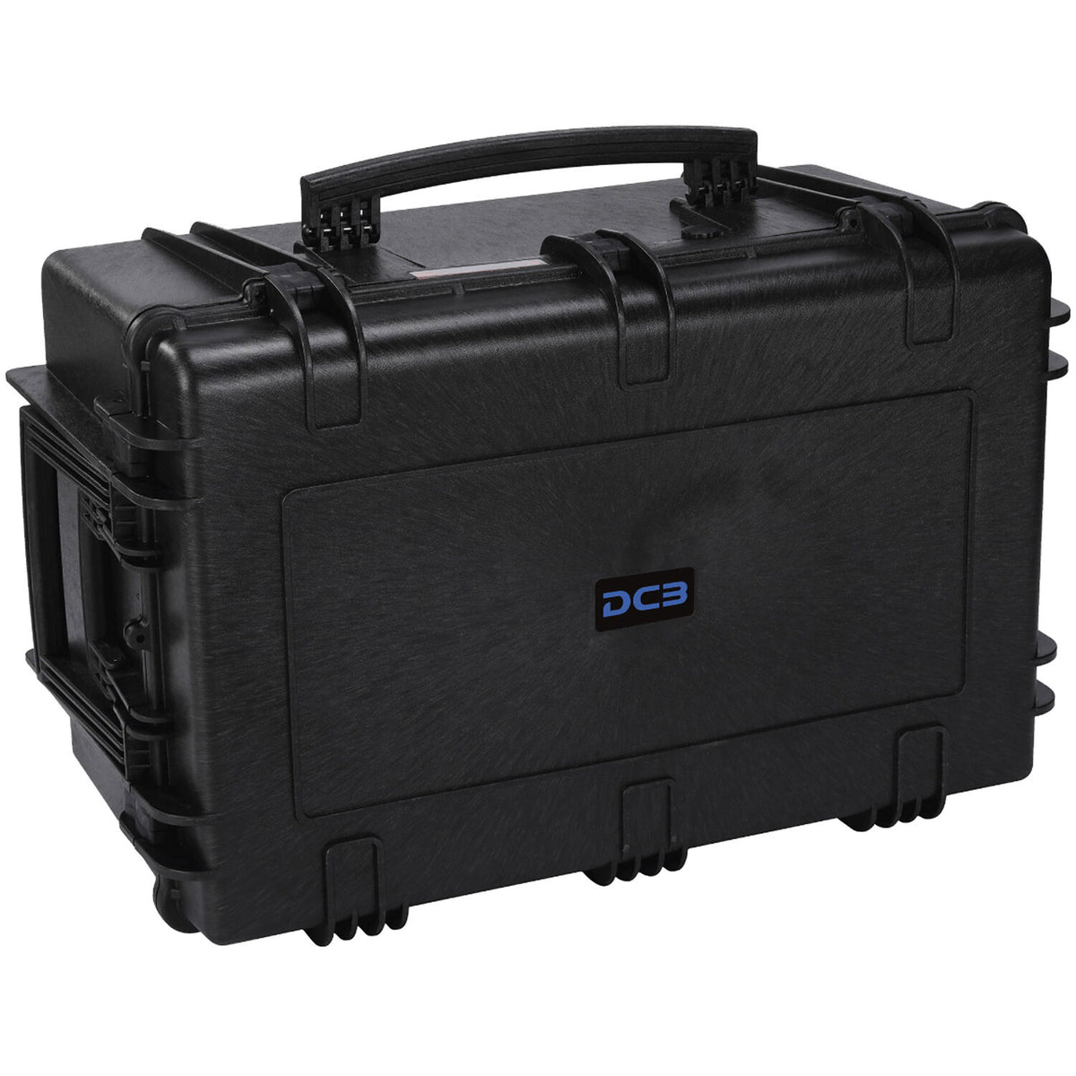 Estuche Rígido DCB Cases Element 8505F con ruedas utilitario con espuma cortada en cubos - vista trasera