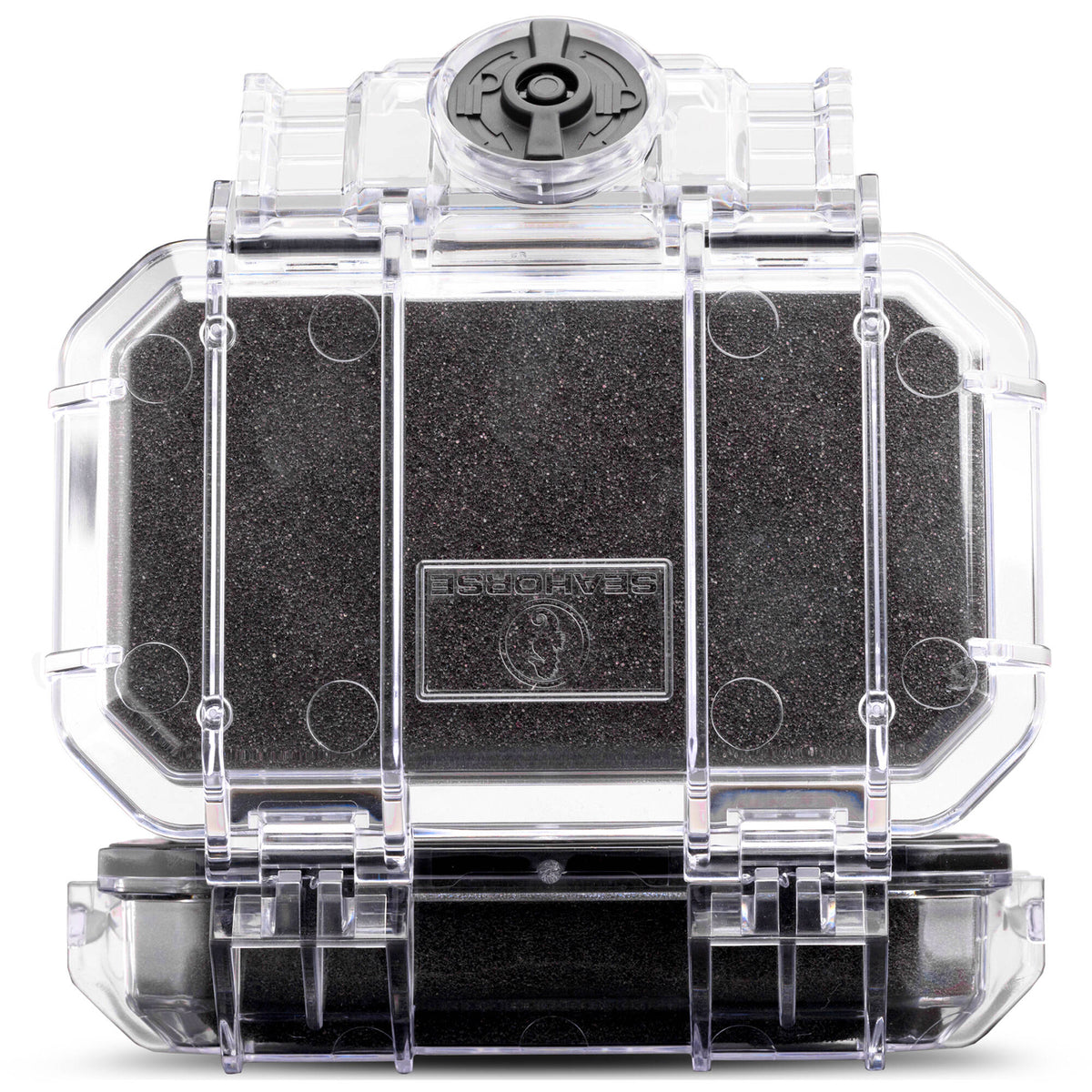 Estuche Rígido Evergreen Cases Tech con PROfoam inserto (Clear, Chico) - vista trasera
