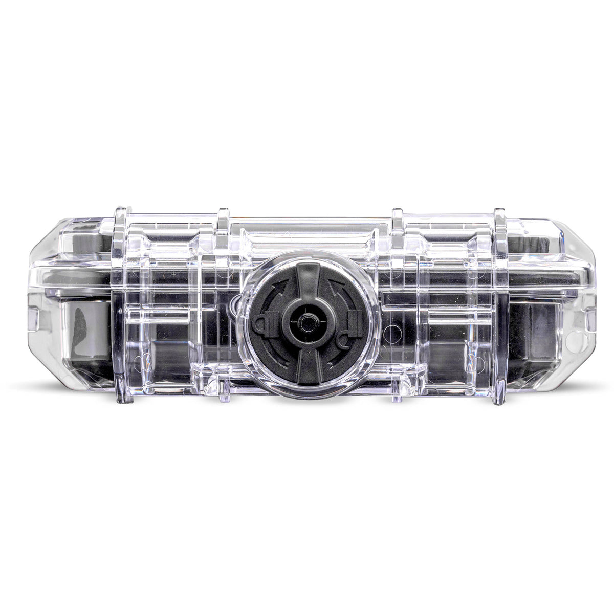 Estuche Rígido Evergreen Cases Tech con Rubber Liner (Clear, Chico) - vista lateral