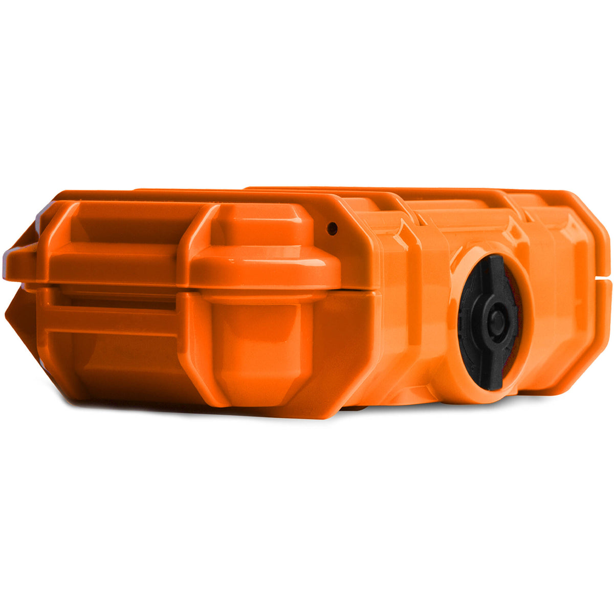 Estuche Rígido Evergreen Cases Tech con Rubber Liner (Naranja, Chico) - vista lateral