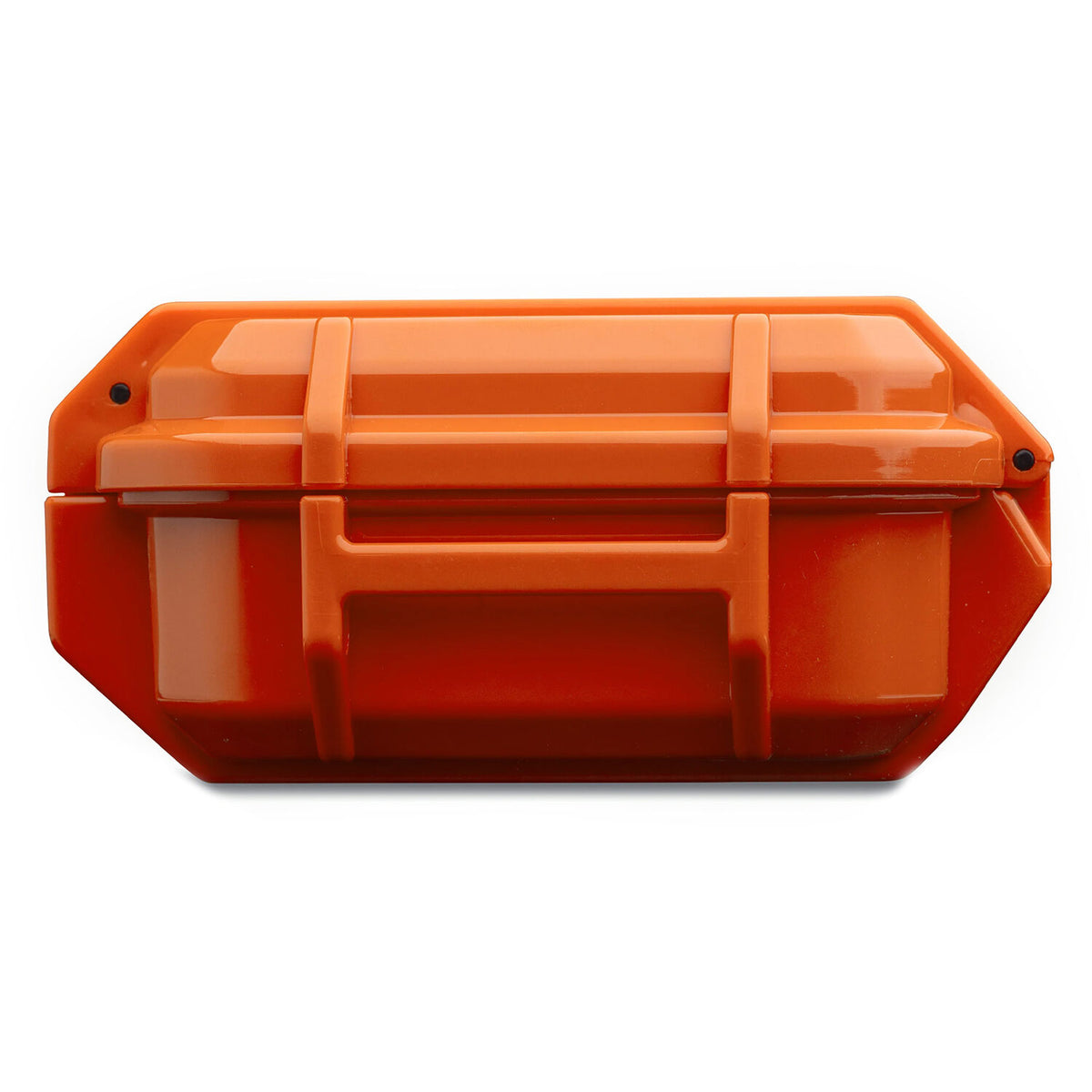Estuche Rígido Evergreen Cases Tech con Rubber Liner (Naranja, Mediano) - vista trasera
