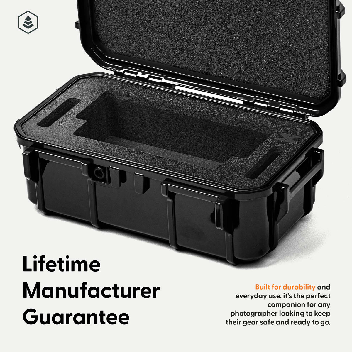 Estuche Rígido Evergreen Cases TOUGHBOX para FUJIFILM X100 Series (Clear) - vista lateral