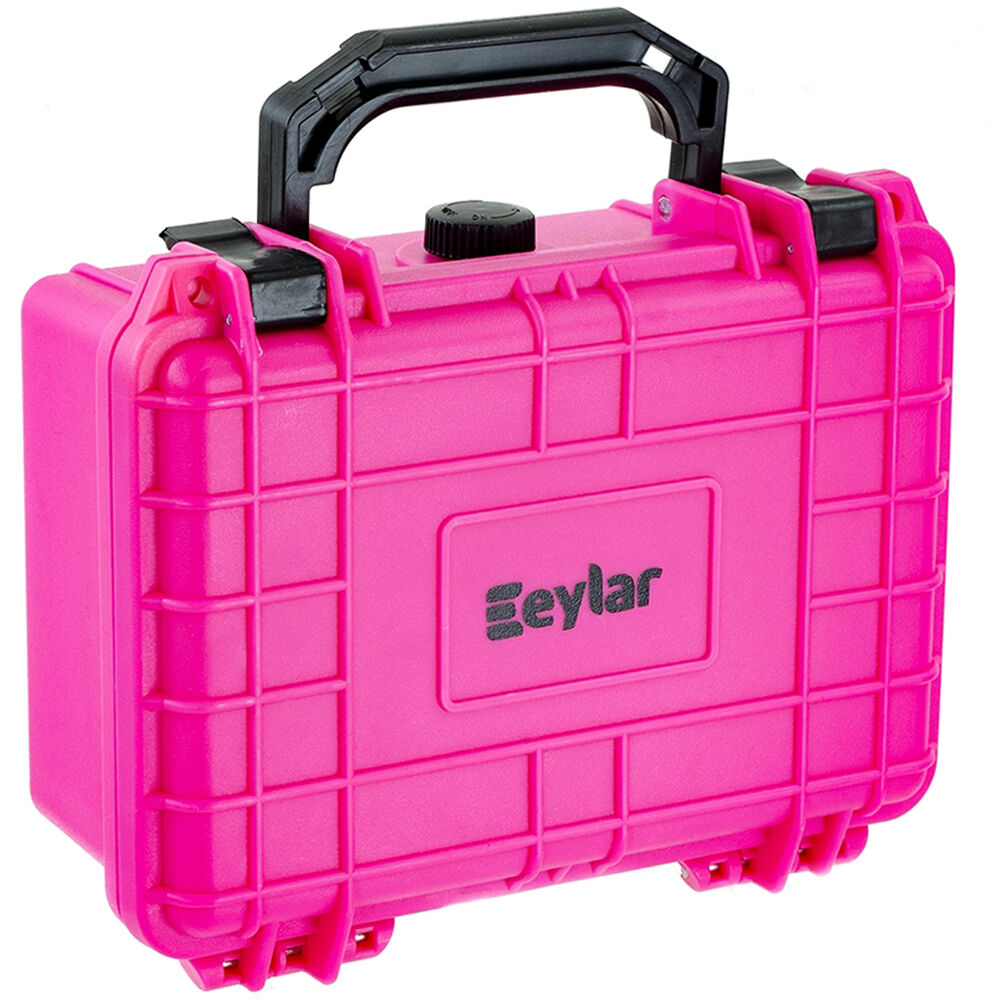 Estuche Rígido Eylar Chico con espuma (8", Pink) - vista trasera