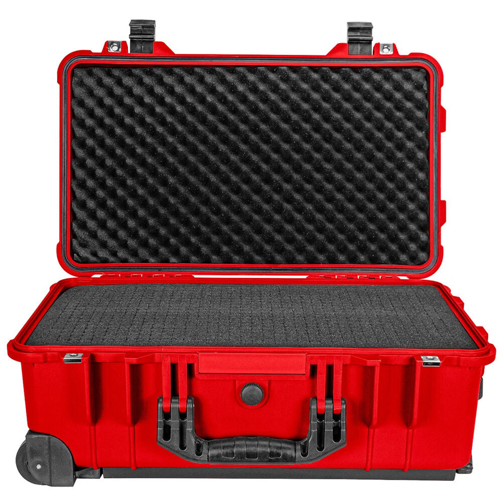 Estuche Rígido Eylar de cabina Roller Gear con 4-Layer espuma juego (Rojo, 22") - vista principal