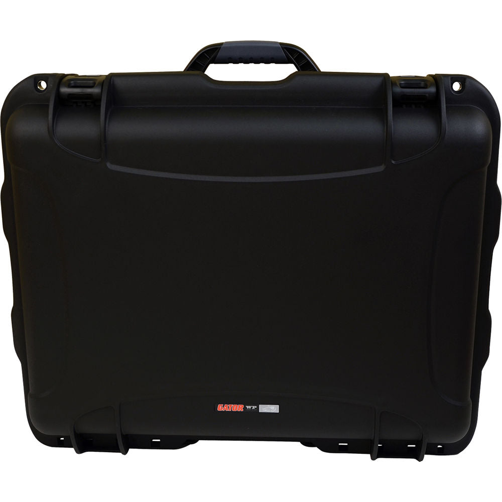 Estuche Rígido Gator Waterproof Injection-Molded Equipment con Diced espuma y Wheels (Negro) - vista frontal