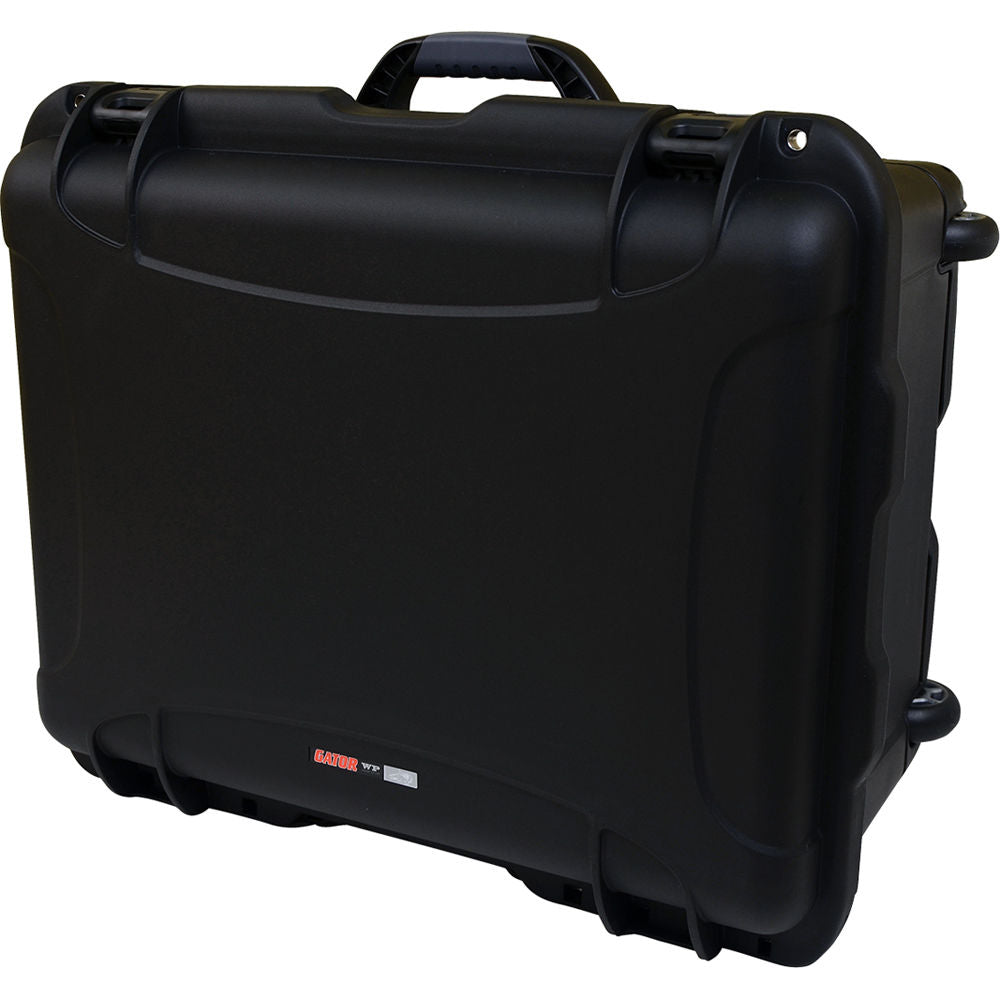 Estuche Rígido Gator Waterproof Injection-Molded Equipment con Diced espuma y Wheels (Negro) - vista trasera