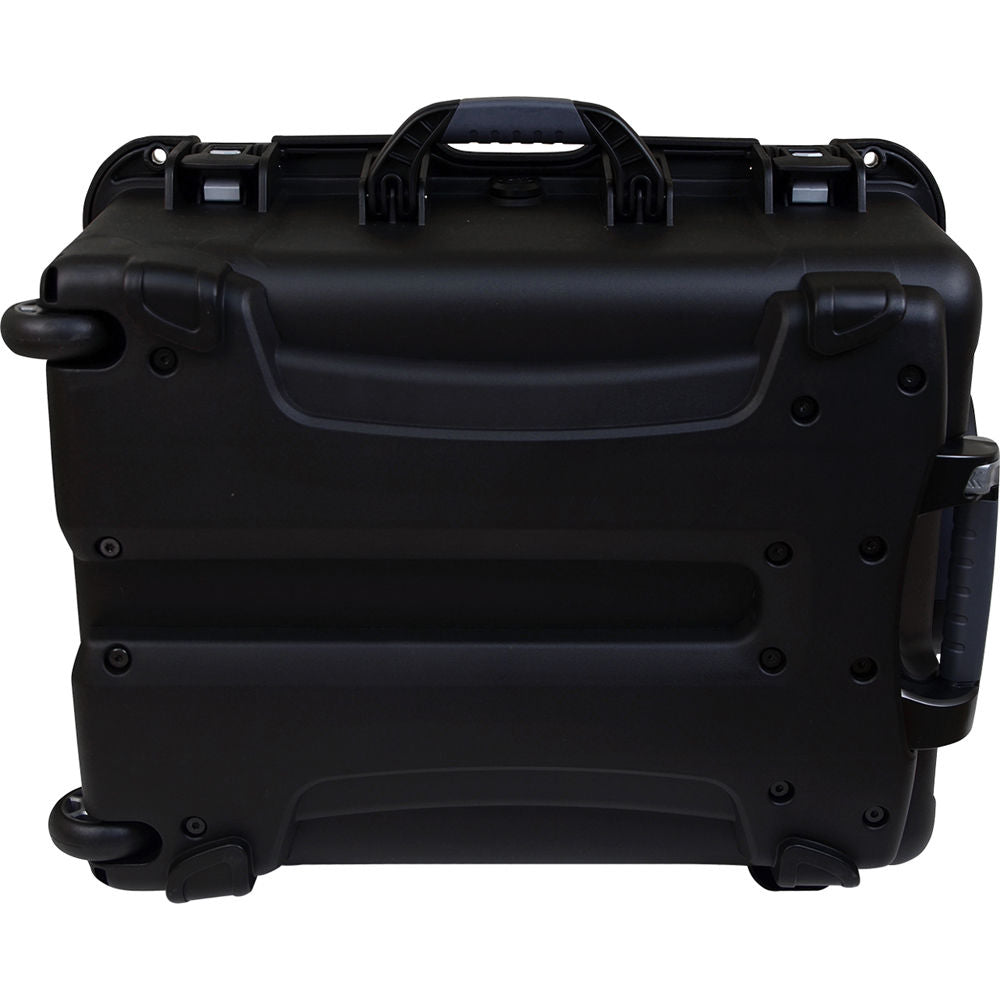Estuche Rígido Gator Waterproof Injection-Molded Equipment con Diced espuma y Wheels (Negro) - puertos y conexiones