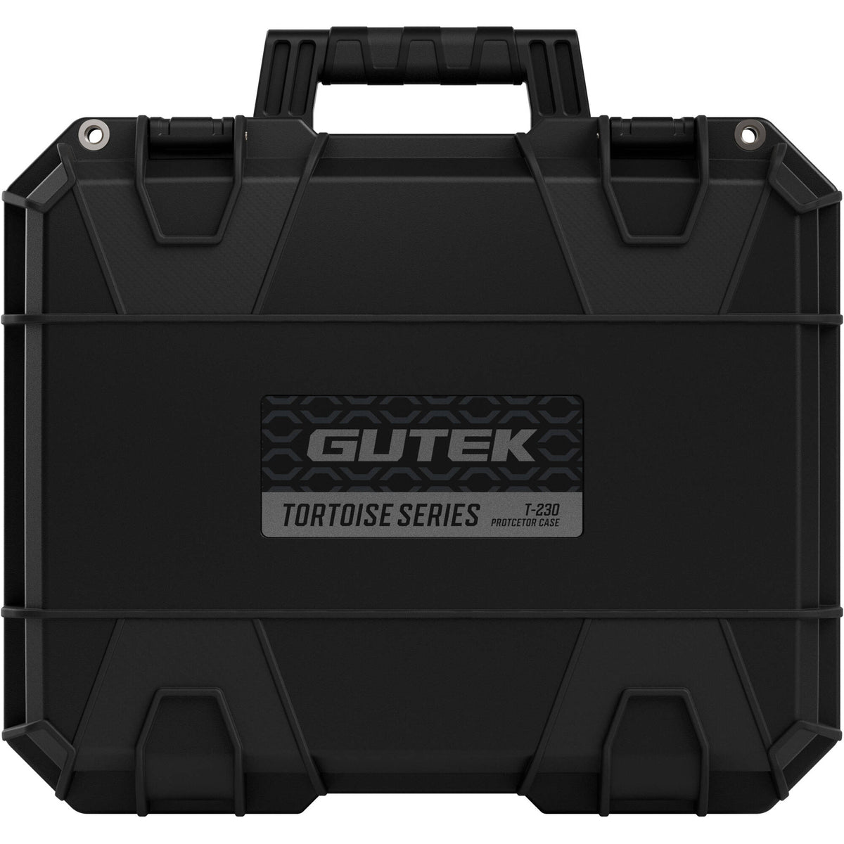Estuche Rígido GUTEK Tortoise T-230 de cabina Protector (Negro, 23L) - puertos y conexiones