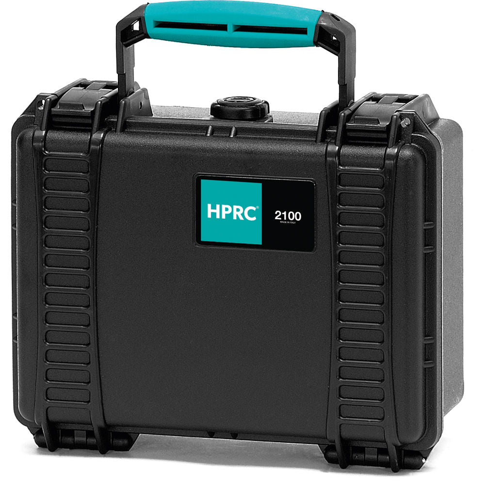 Estuche Rígido HPRC 2100E sin interior (Negro con Azul Handle) - vista principal