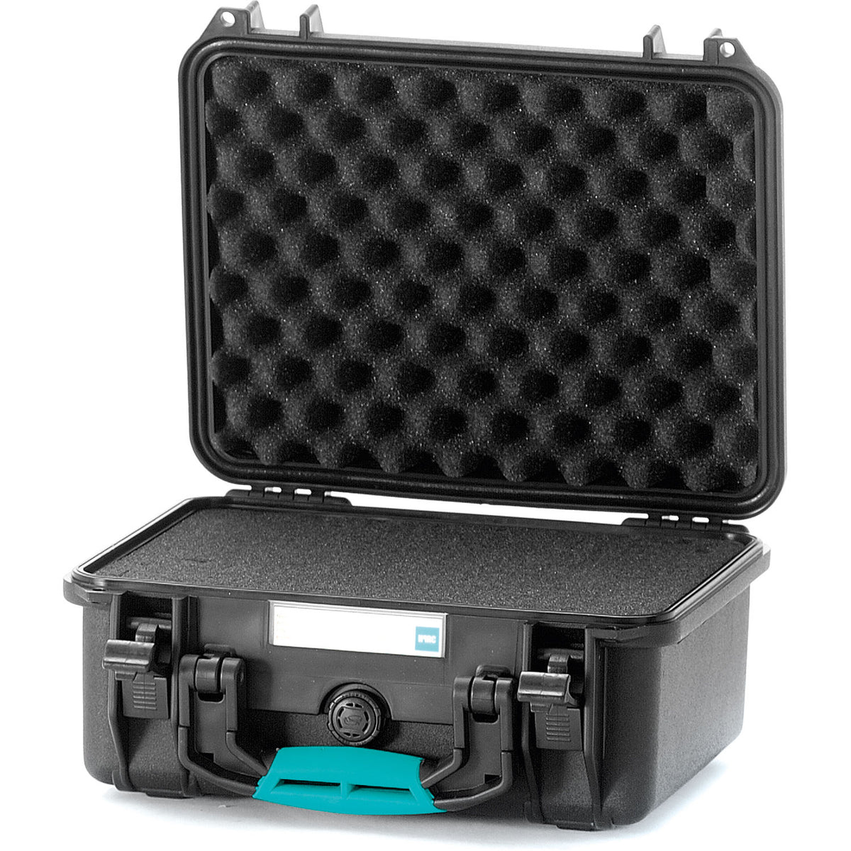 Estuche Rígido HPRC 2300F con espuma (Negro con Azul Handle) - vista principal
