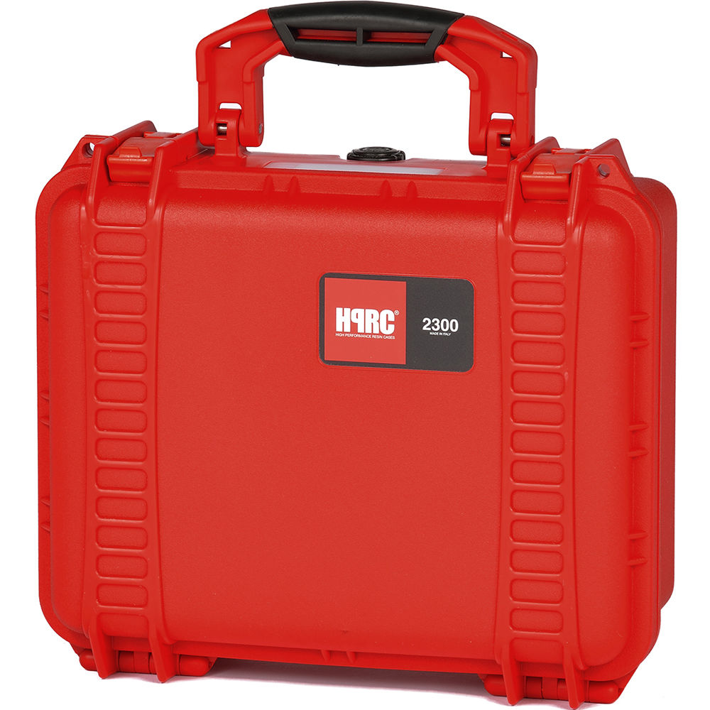 Estuche Rígido HPRC 2300F con espuma (Rojo) - vista frontal