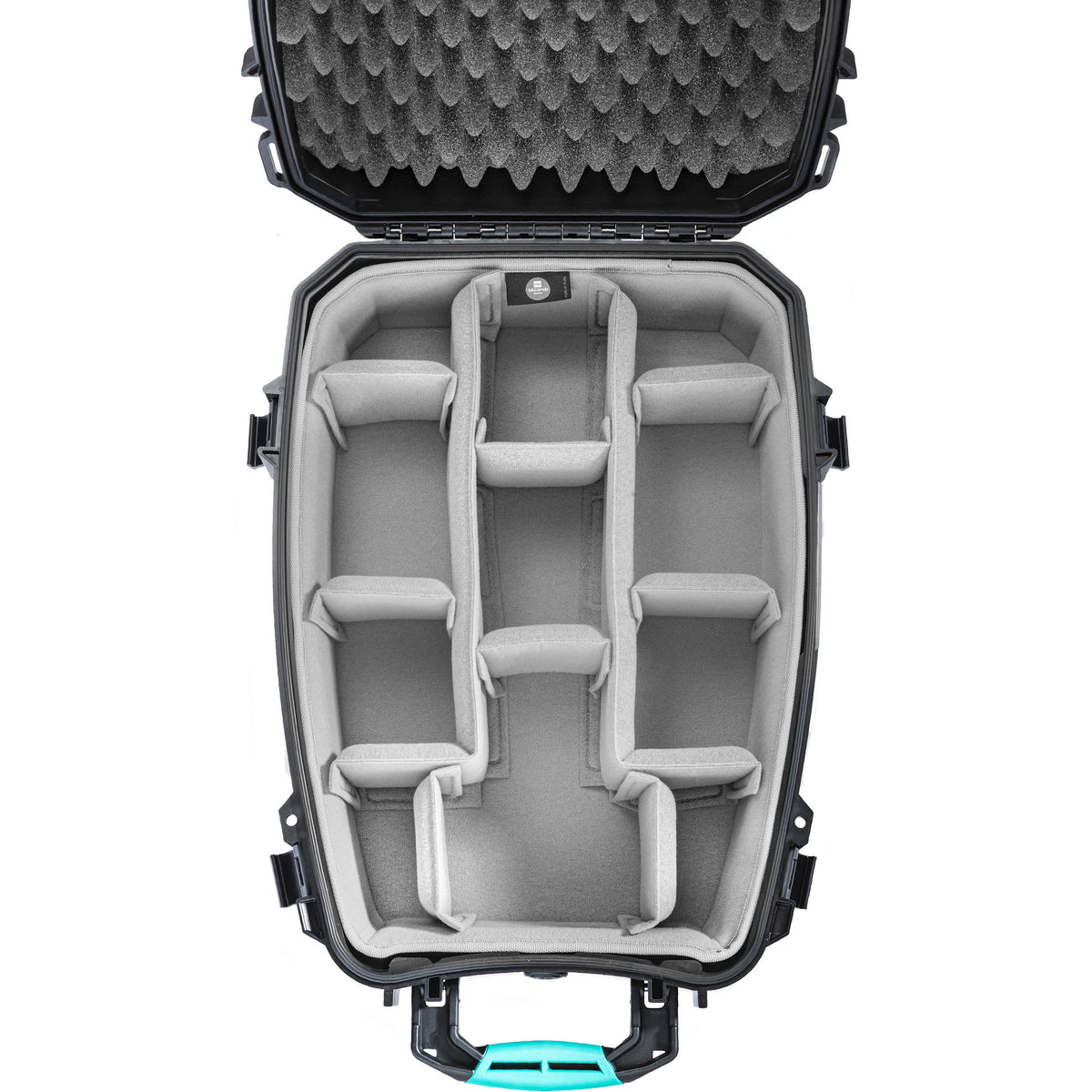 Estuche Rígido HPRC 3600 con Kit (Negro/Azul) - vista lateral