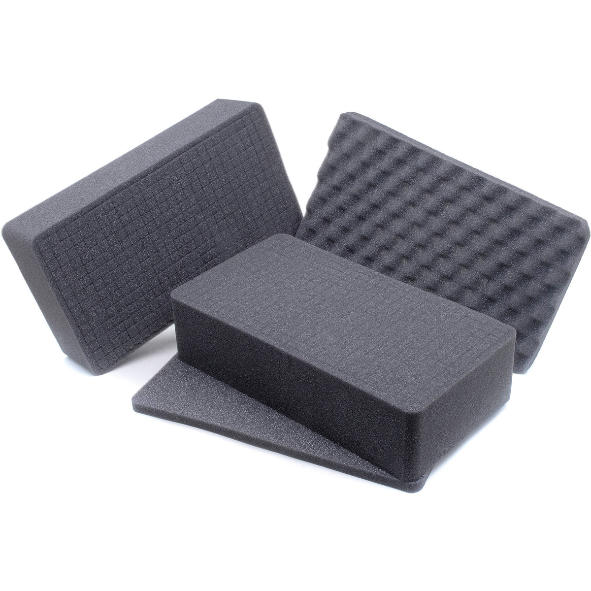 Estuche Rígido HPRC 4100 con espuma (Negro/Azul) - vista trasera