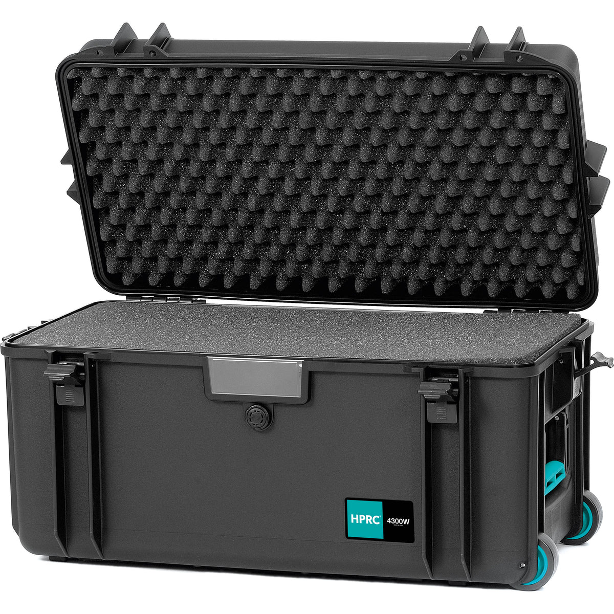 Estuche Rígido HPRC 4300 con ruedas (Negro) - vista principal