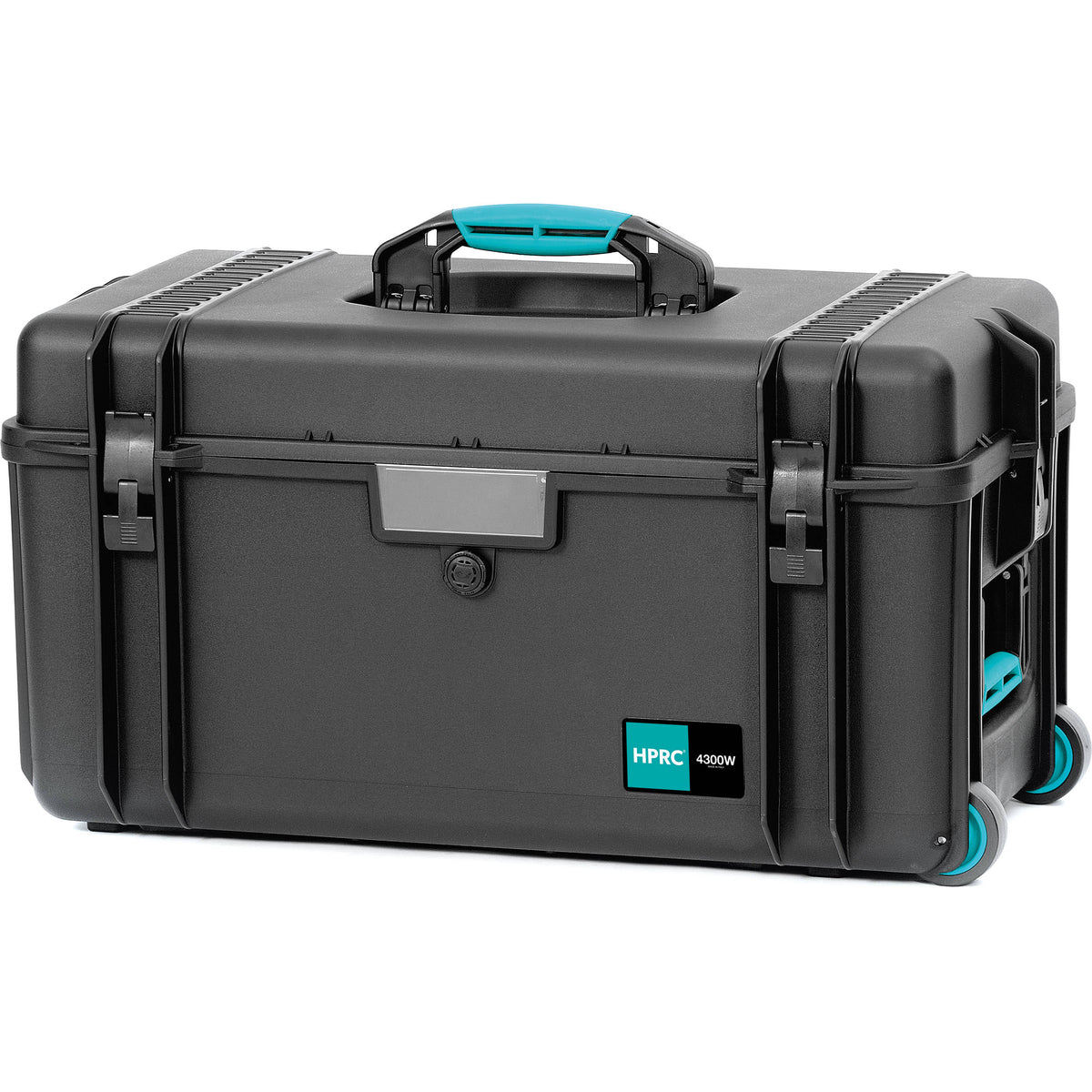 Estuche Rígido HPRC 4300 con ruedas (Negro) - vista frontal