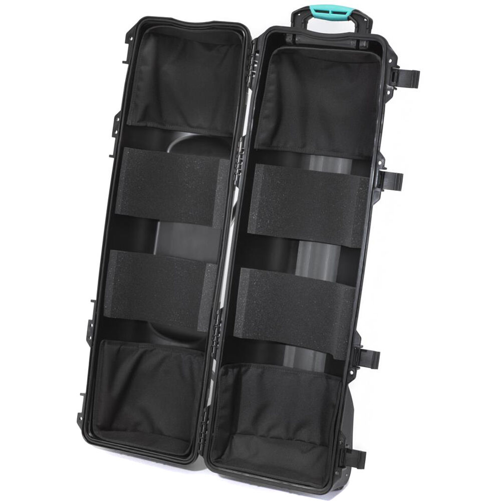 Estuche Rígido HPRC 6300 con ruedas resina rígida con Tripod Holder Kit (Negro) - vista principal