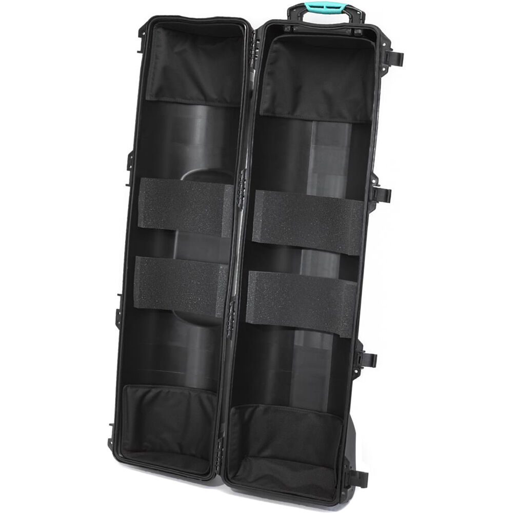 Estuche Rígido HPRC 6400 con ruedas resina rígida con Tripod Holder Kit (Negro) - vista principal