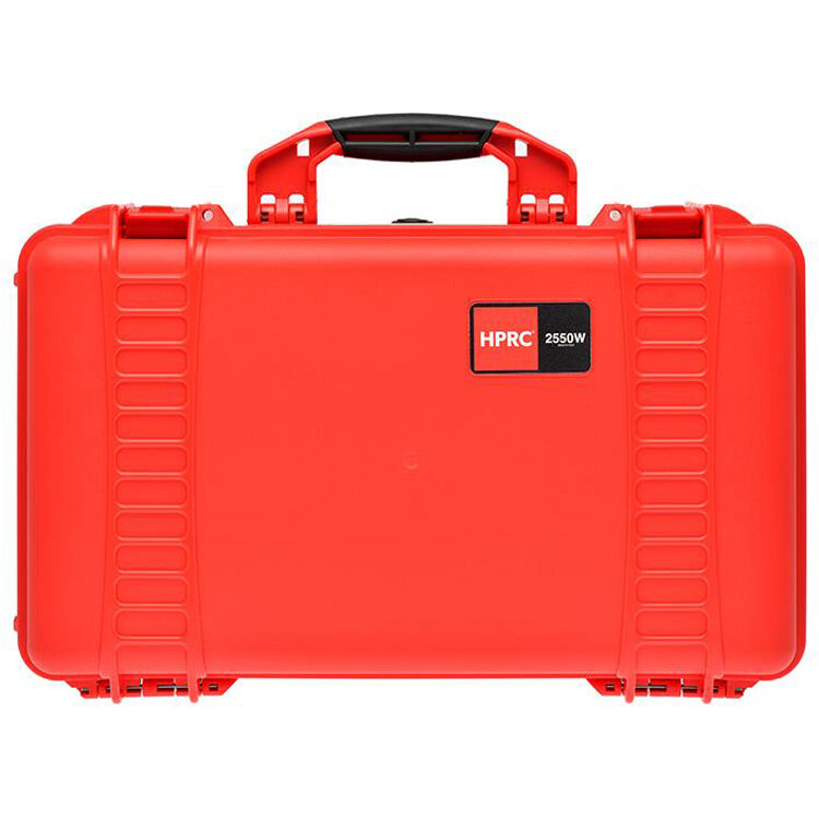 Estuche Rígido HPRC con ruedas con Second Skin (Rojo) - vista lateral