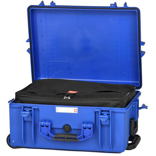 Estuche Rígido HPRC resistente al agua con Interior Nylon Bag y Built-In Wheels (Azul) - vista principal