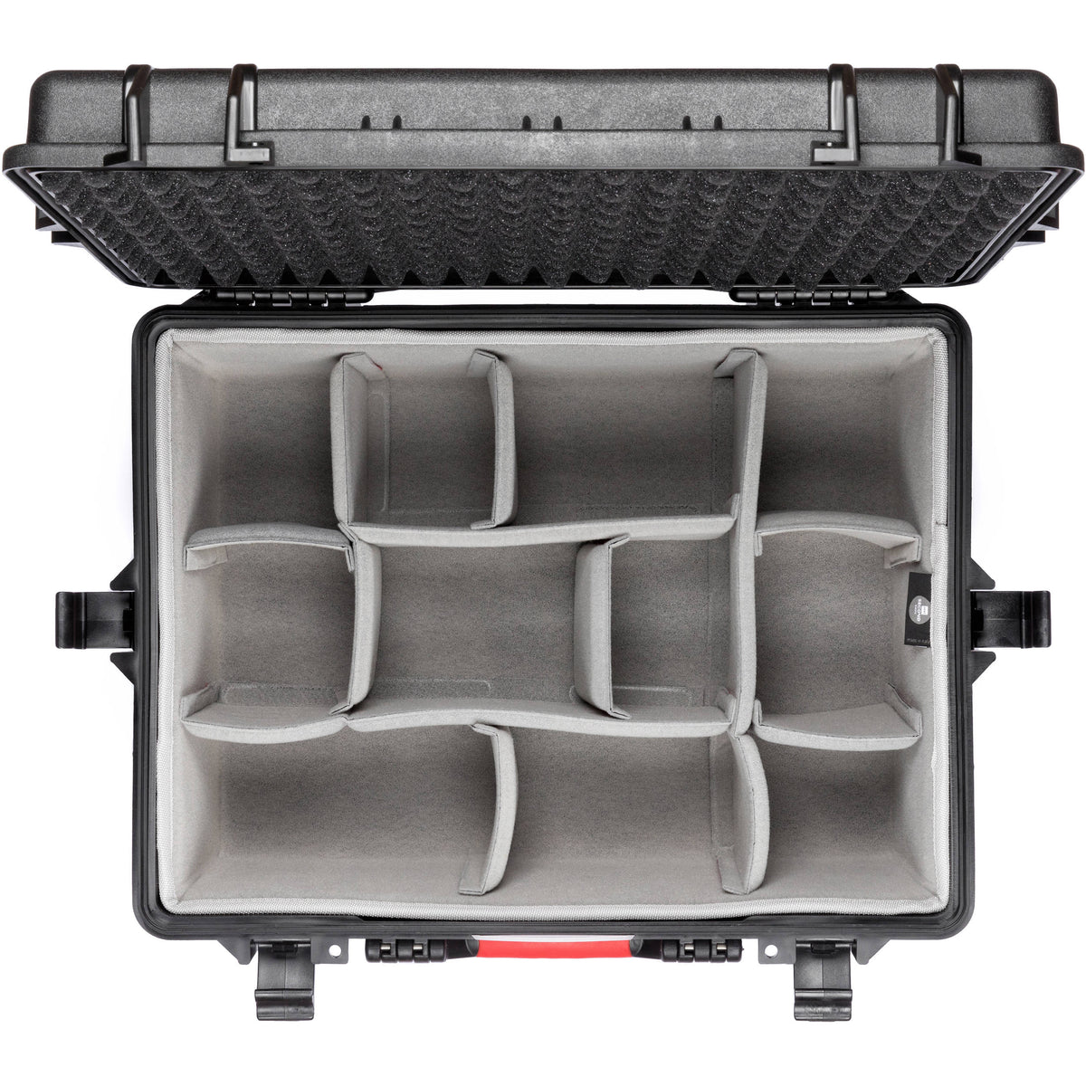 Estuche Rígido HPRC resistente al agua con Second Skin (Rojo) - vista trasera