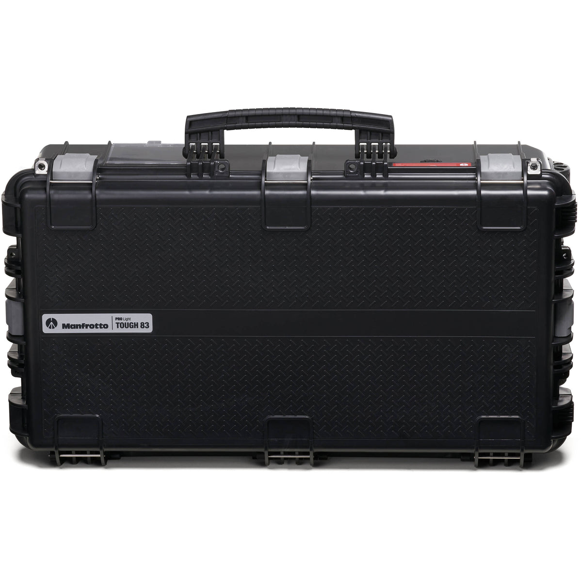 Estuche Rígido Manfrotto Pro Light Reloader reforzado-83 tapa alta con ruedas sin interior - vista trasera