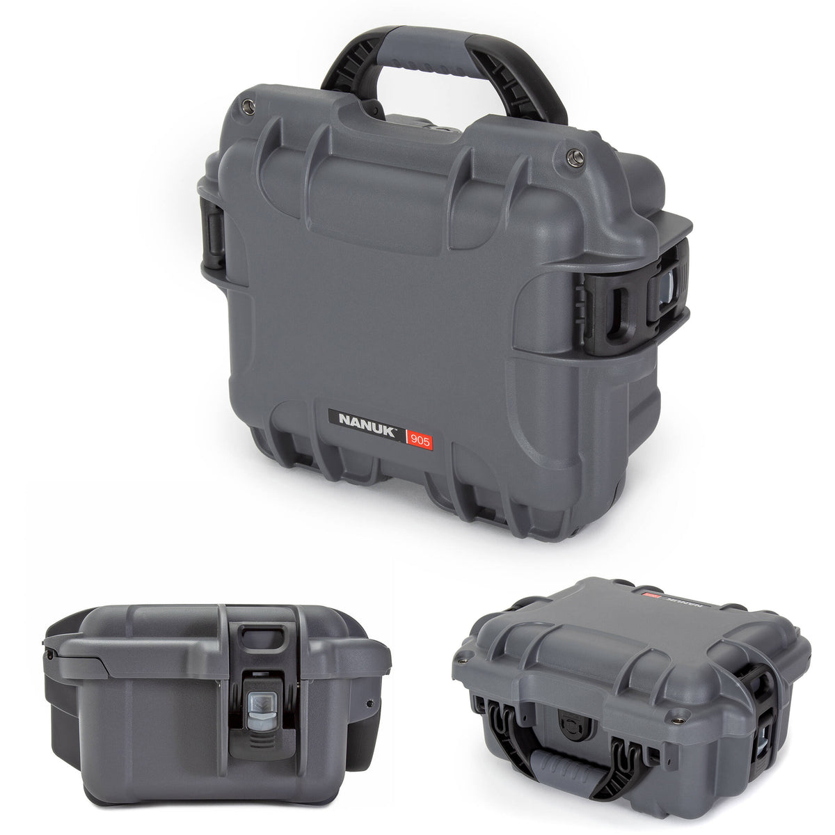 Estuche Rígido Nanuk 905 (Graphite, 6.3L) - vista frontal