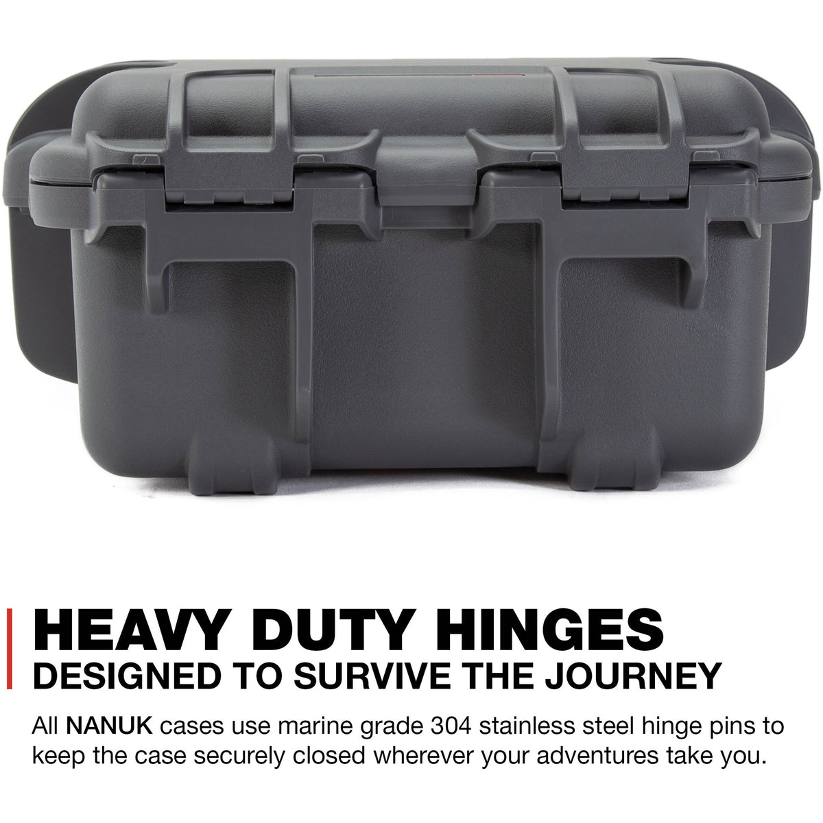 Estuche Rígido Nanuk 905 (Graphite, 6.3L) - vista lateral